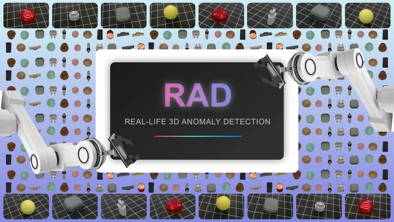 Teaser for RAD: A Realistic Multi-View Benchmark for Pose-Agnostic Anomaly Detection